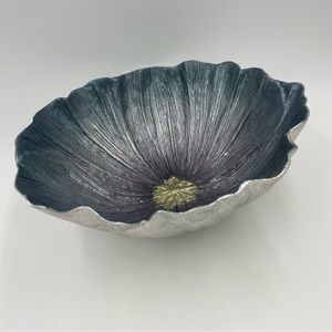 Michael Aram Large 13 Inch Shiny Enameled Poppy Serving Bowl